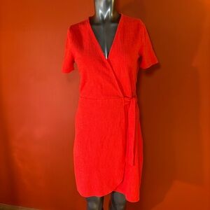 J. Crew Vibrant Red Mini Dress
